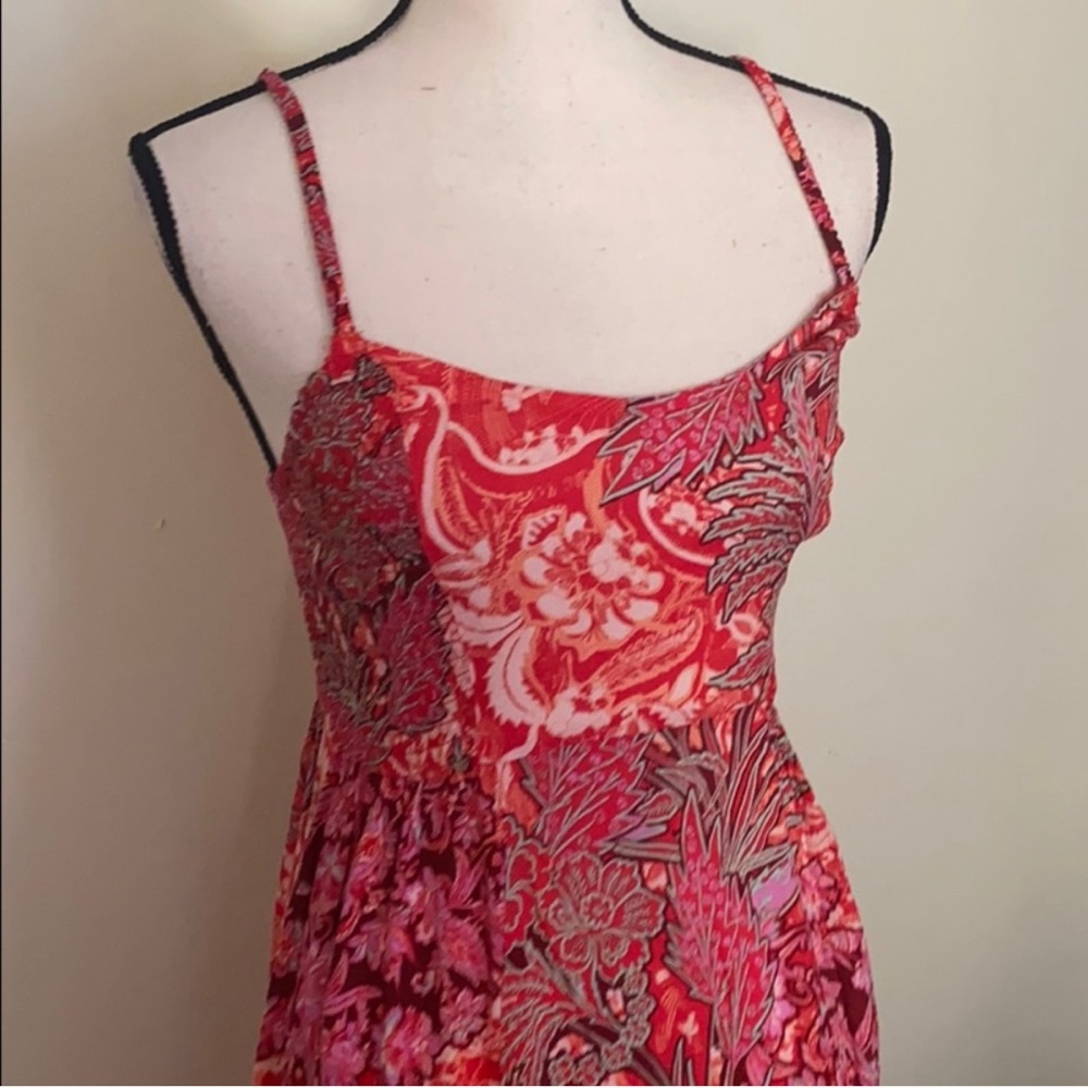 NWOT Free People Forever Yours Smocked Maxi Dress - Picture 4 of 11